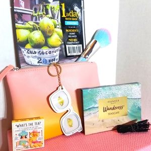 7 Set Ipsy Eyeshadow Face Mask Makeup Bag Keychain